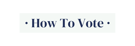 How To Vote